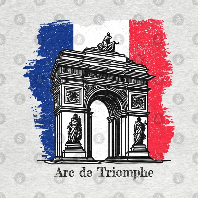 Arc de Triomphe France by Worldengine